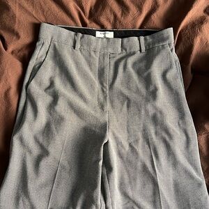 Aritzia babaton wide leg houndstooth trousers. Size 8.